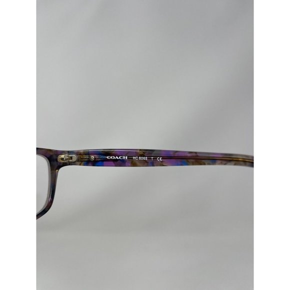 COACH Eyeglasses HC 6065 5288 Confetti Purple 51 [] 17 135 - Picture 7 of 10